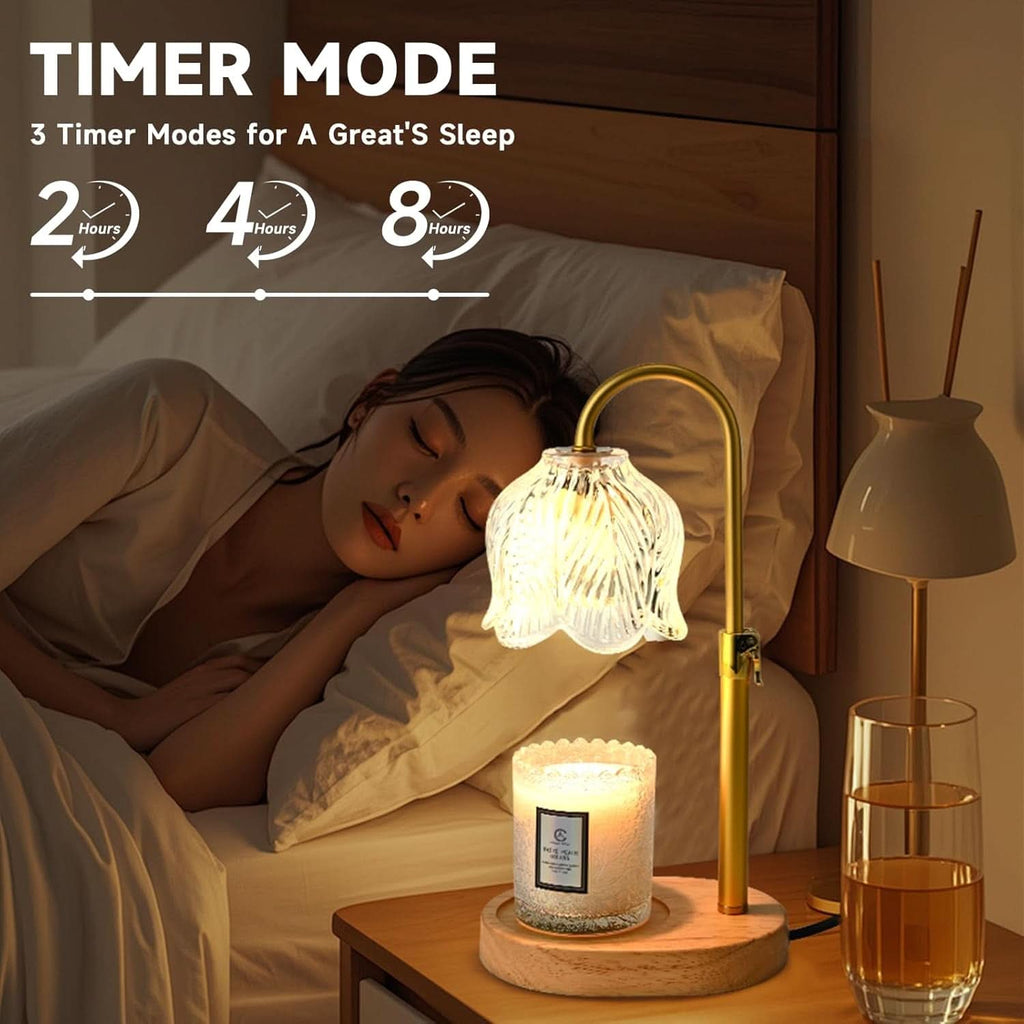 Flameless Candle Warmer Lamp with Timer-2