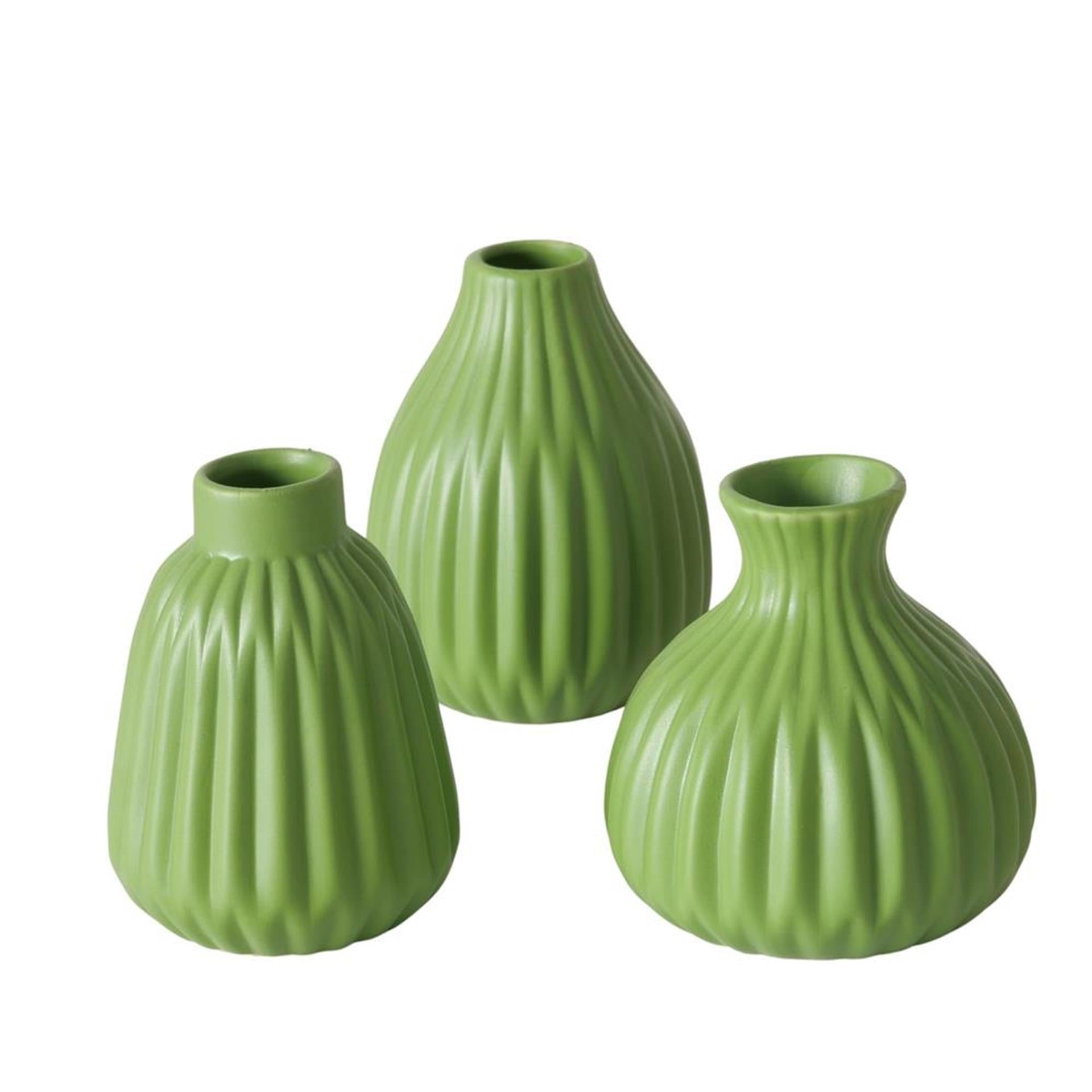 Boltze home vase esko h11cm green