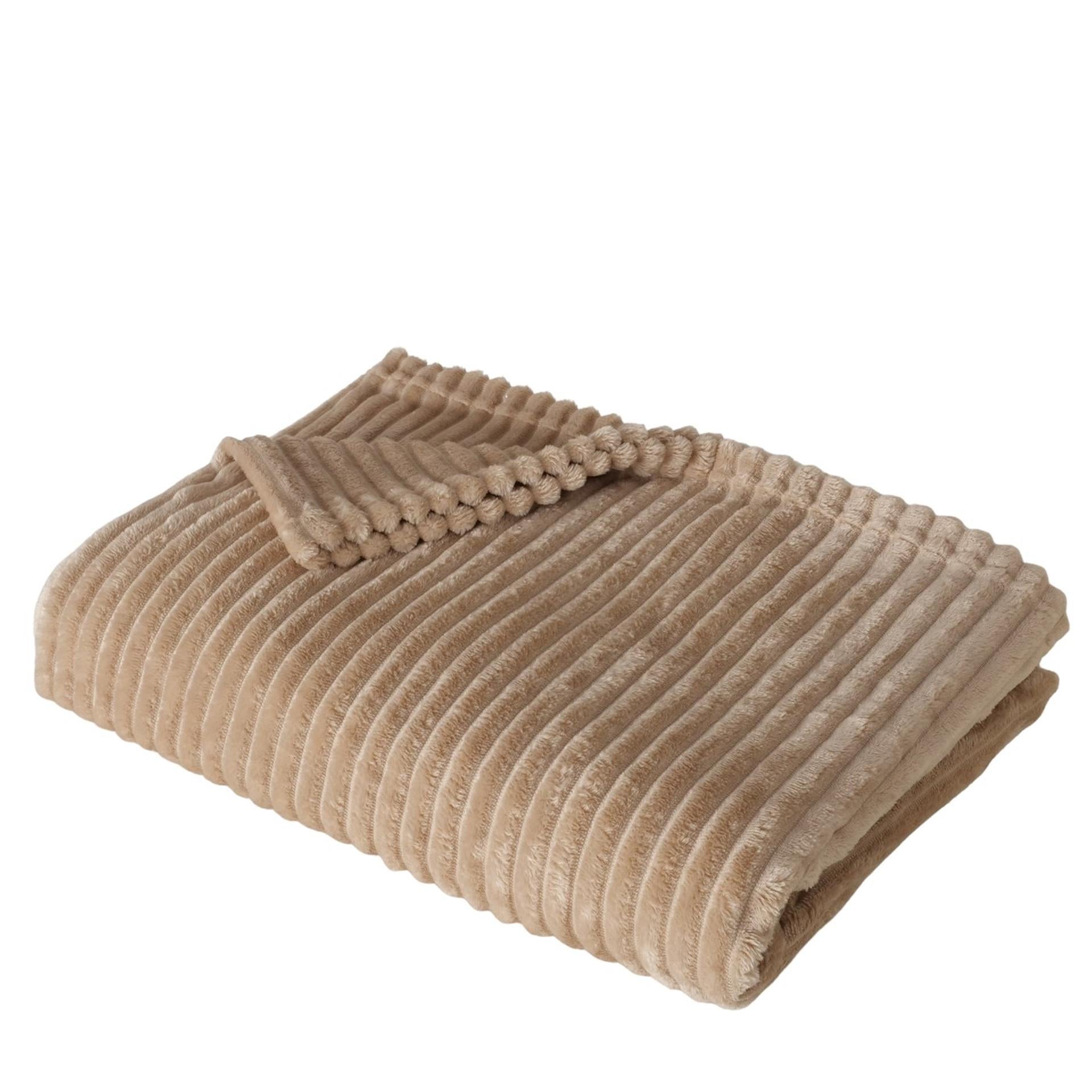 Boltze home living blanket beige 180x130cm