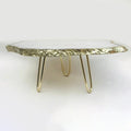 White Agate Cake Stand/Centrepiece/Display Stand/Tray-0