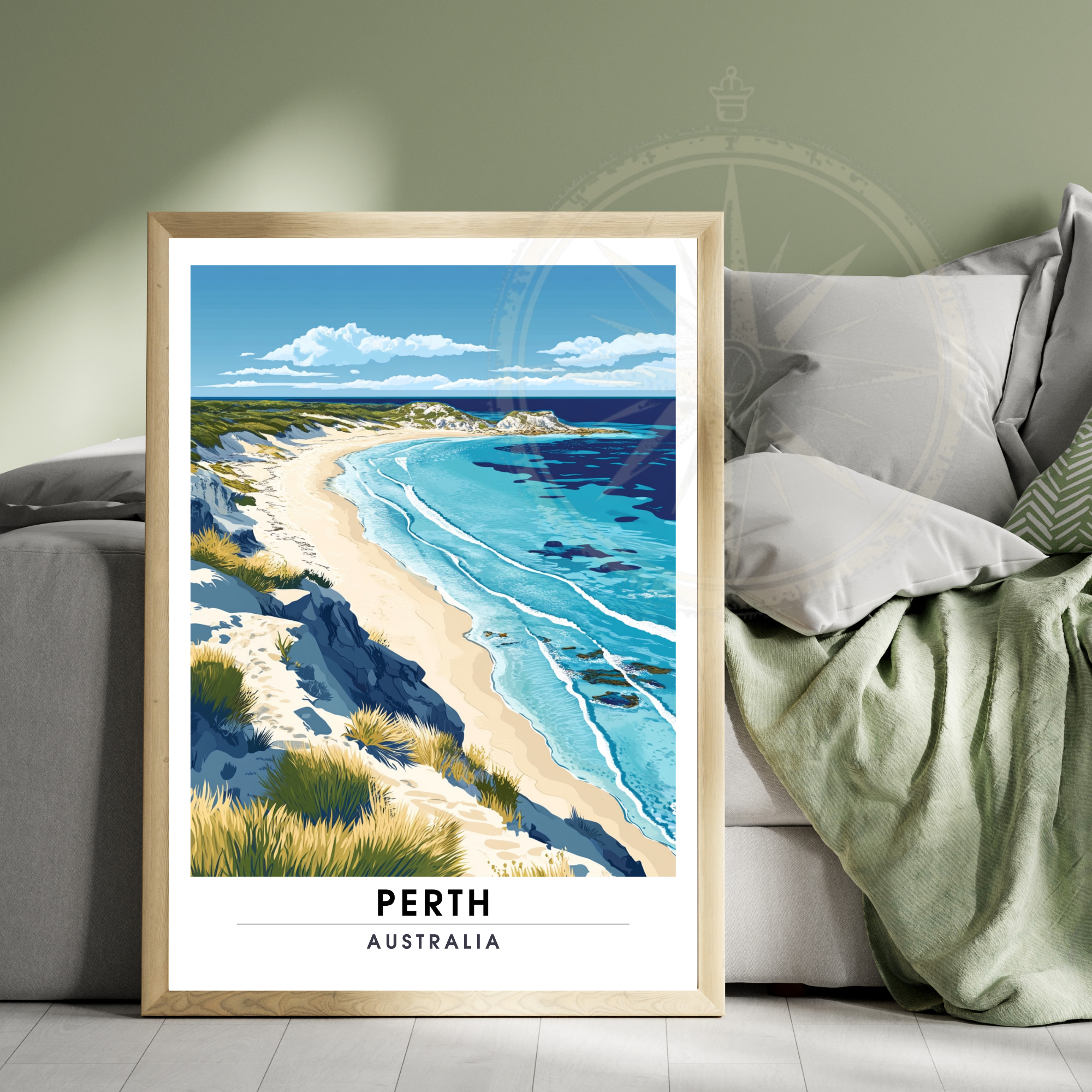 Affiche Perth | Poster Murale Australie | Affiche Australie-3