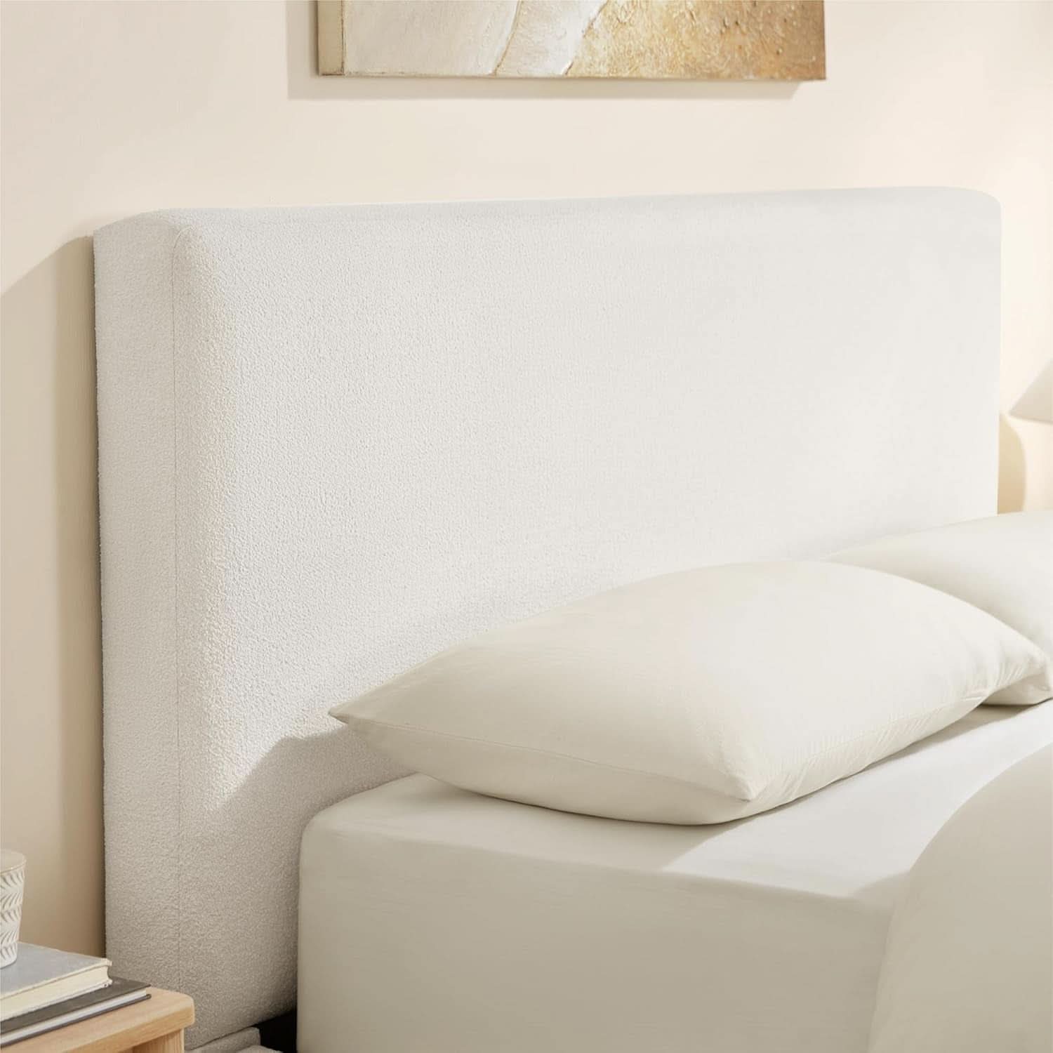 Queen Size Luxurious Upholstered Platform Bed Frame