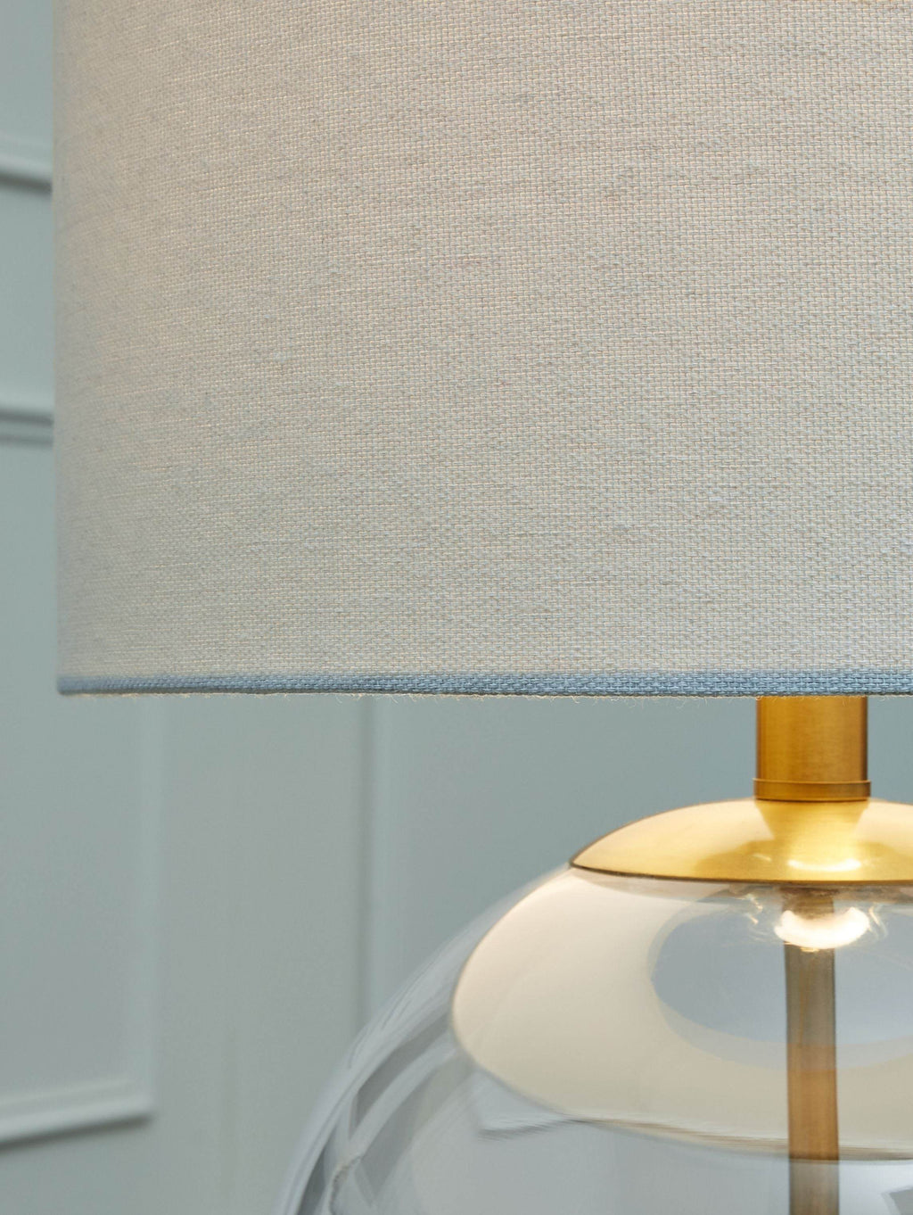 Samder Glass Bedside Lamp - White-2