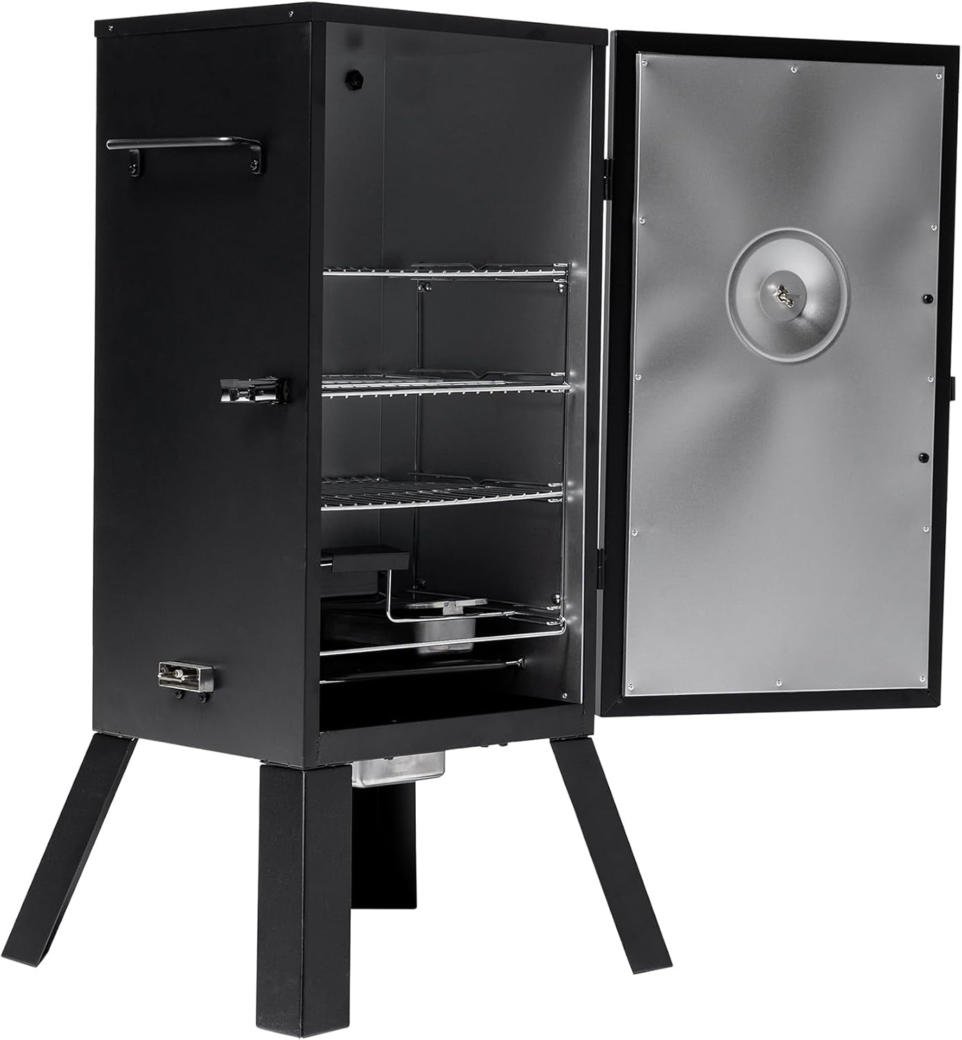 30 Inch Electric Vertical Smoker Analog Temperature