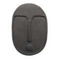 Ceramic Decorative Wall Mask - Anthracite Grey-0
