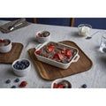 Ivory Ceramic Baking Dishes - Set of 2-0