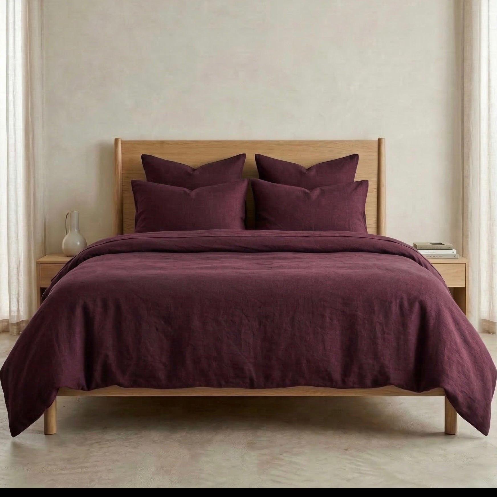 Linen Cotton Duvet Cover Sets-19