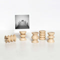 Totem Wooden Picture / Postcard Stand -  Set of 5 Short-0