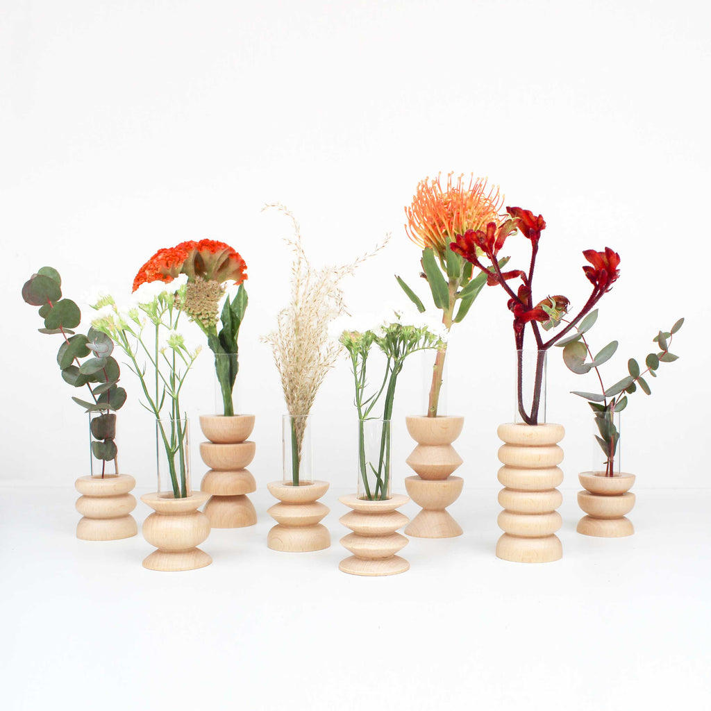 Totem Wooden Vase - Medium Nº 1-4