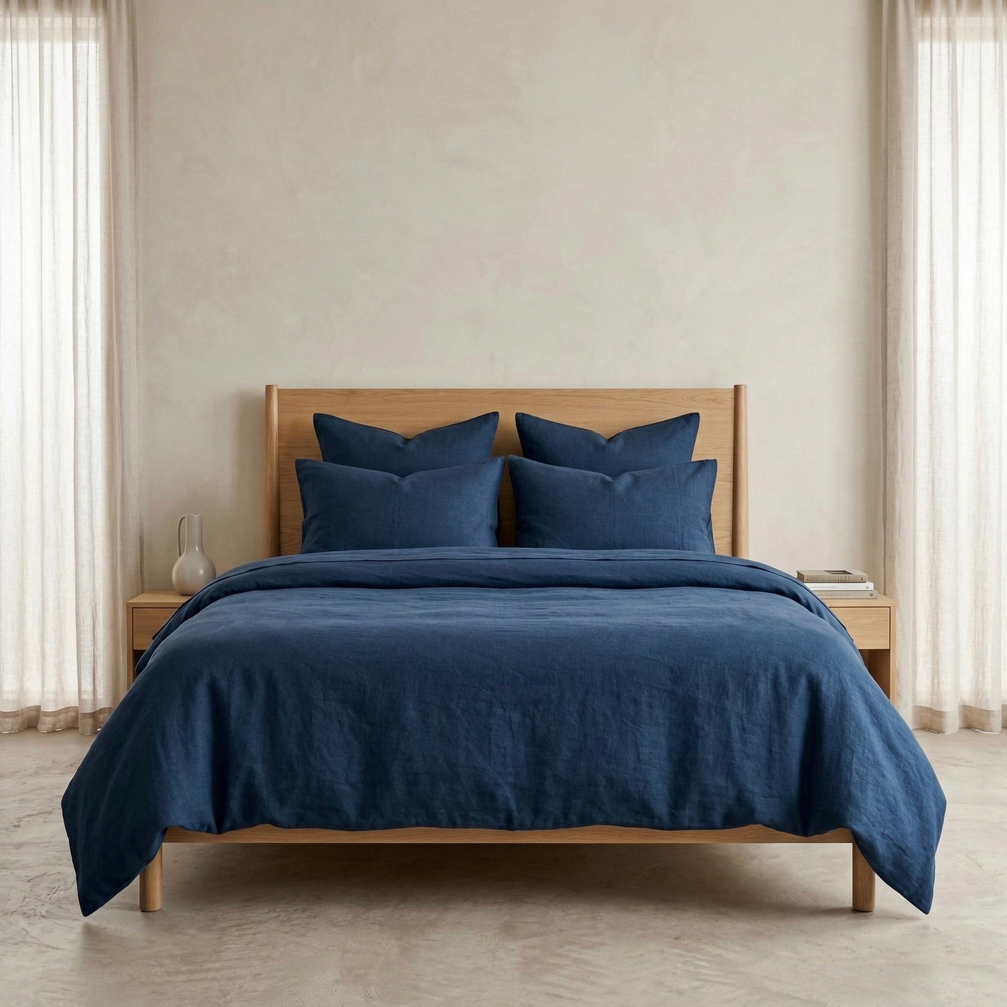 Linen Cotton Duvet Cover Sets-11