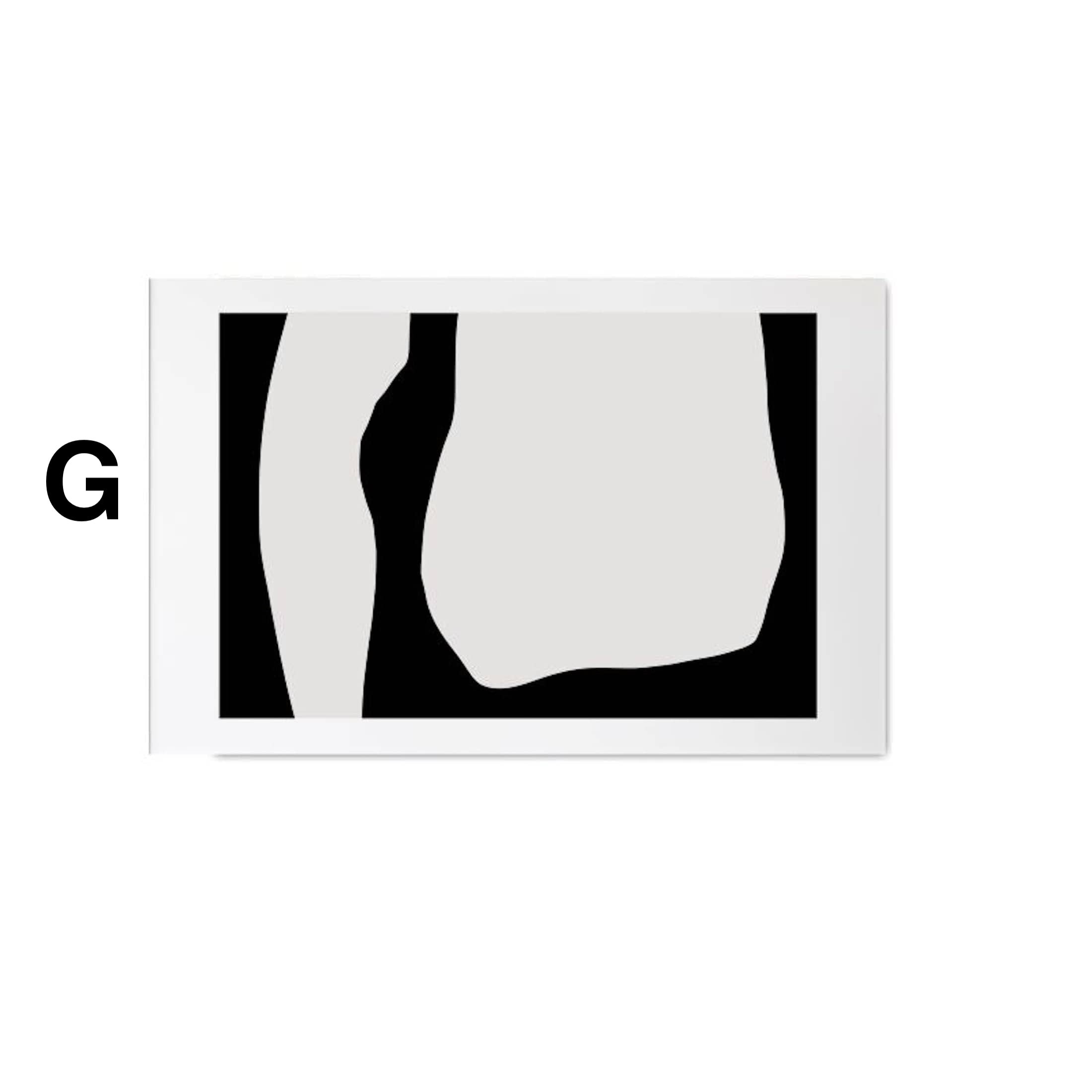 Poster Gesichter Linien und abstrakte Formen als Deko Print ohne Rahmen-8