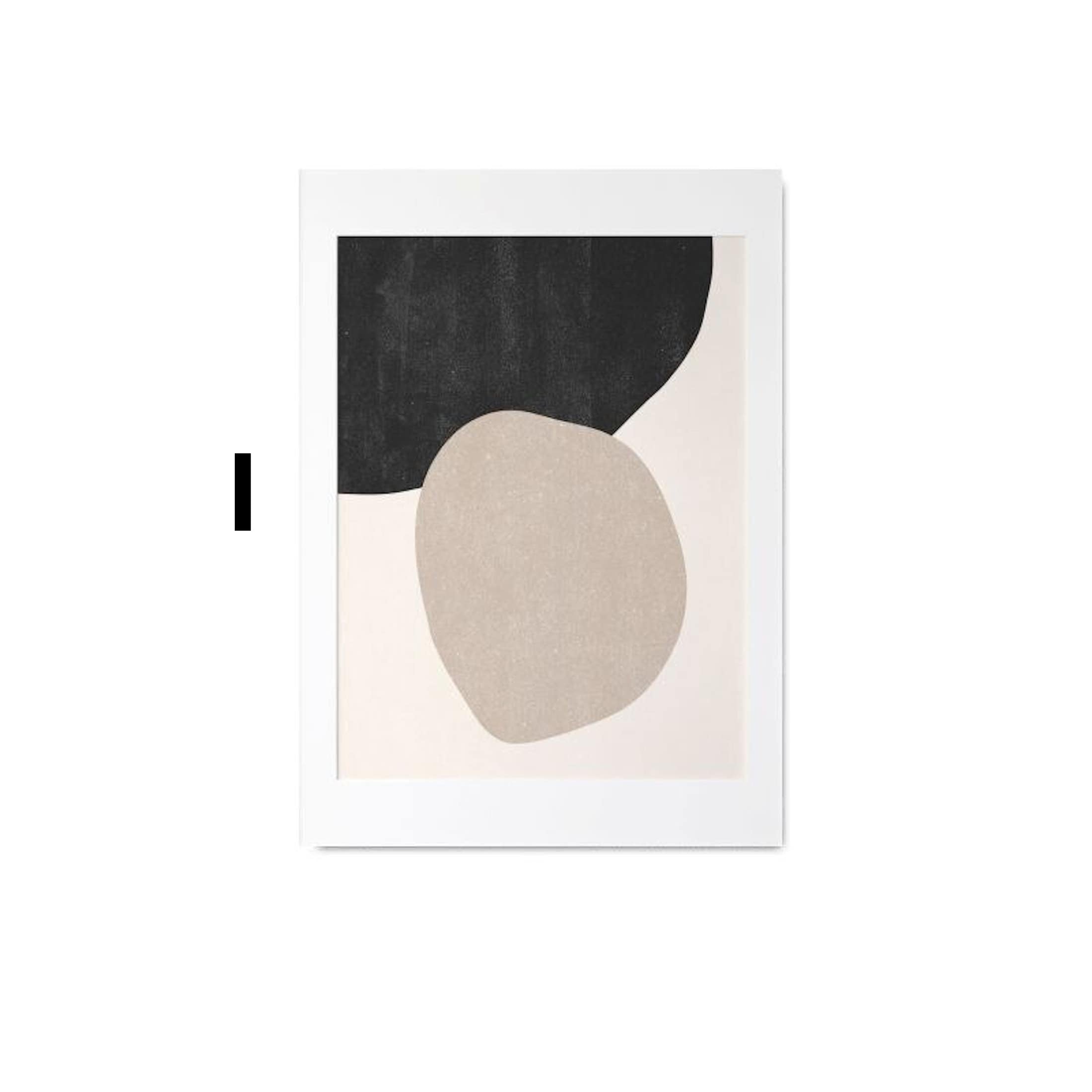 Poster Gesichter Linien und abstrakte Formen als Deko Print ohne Rahmen-10